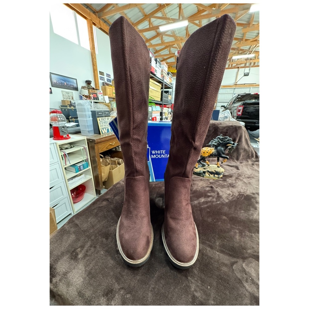 White Mountain Brown Knee-High Boots size 8.5 - Picture 4 of 15
